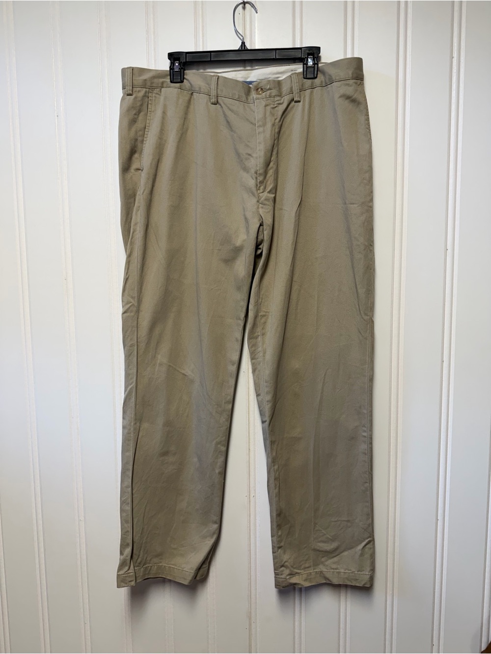 Vintage Polo Ralph Lauren Flat Front Chino Pants Beige 40x32 90s Y2K